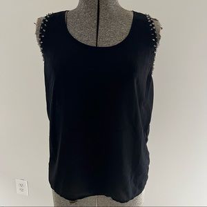 F21 Studded Shoulder Tank